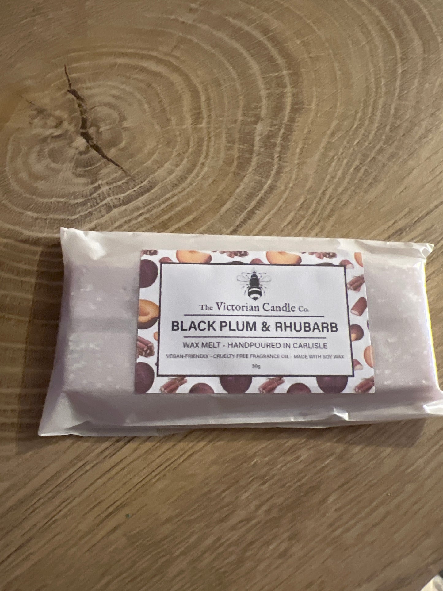 Black Plum & Rhubarb - Wax Melt Snap Bar