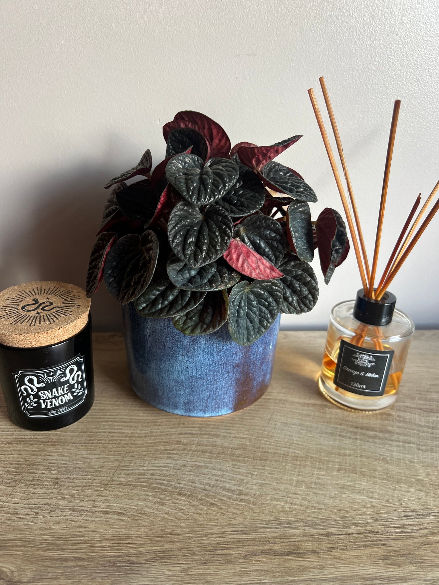 Javea Blue Glazed Pot 12cm