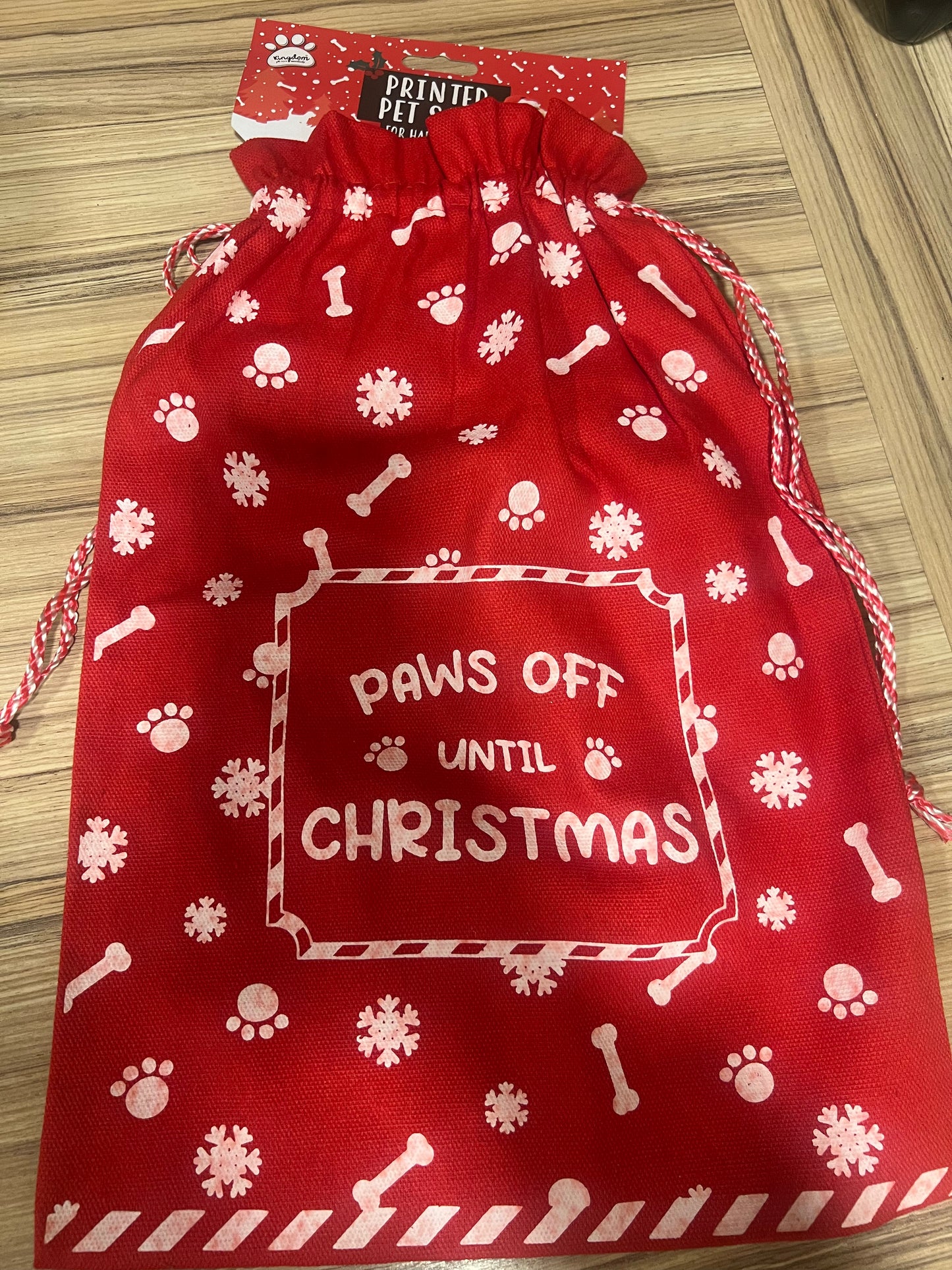 Printed Pet Christmas Sack