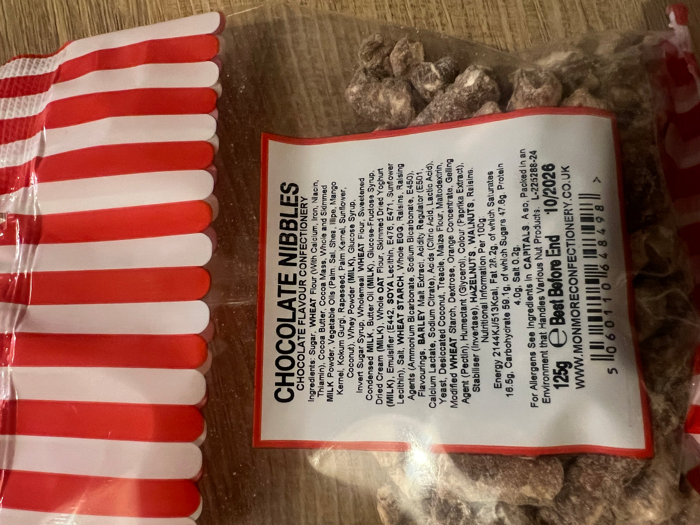 Chocolate Nibbles 125G