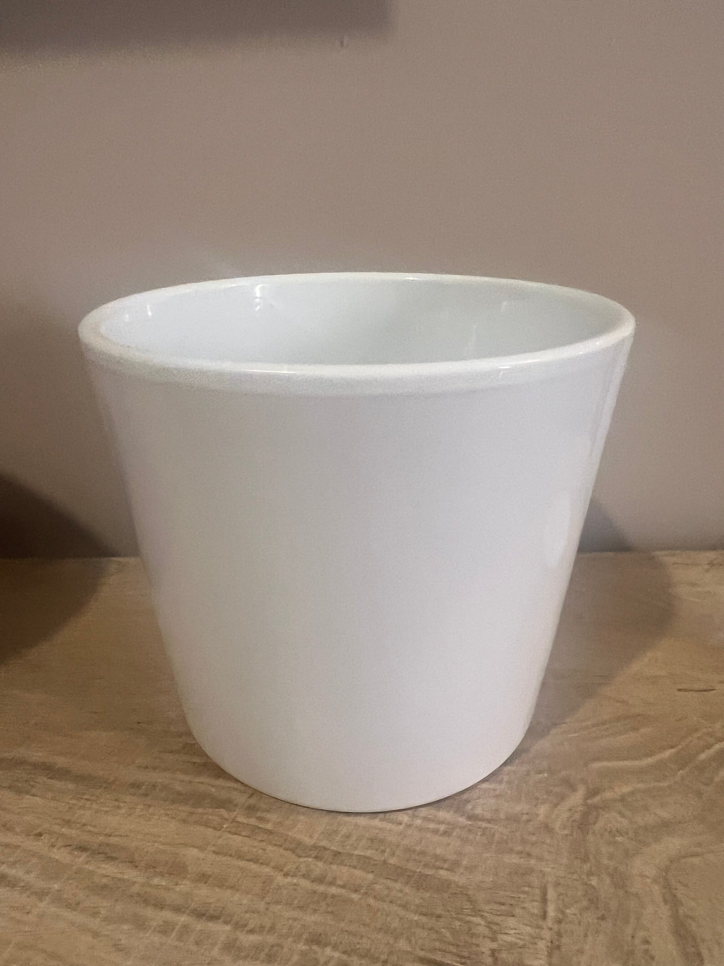 White Plant Pot 12.5cm