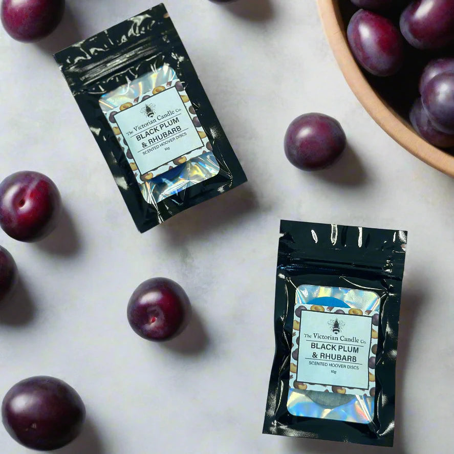 Black Plum & Rhubarb - Scented Hoover Discs - Pack of 3