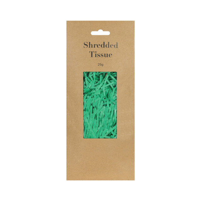 Dark Green Shredded Tissue Paper (25gram)
