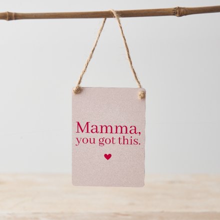 'Mamma' Mini Metal Sign