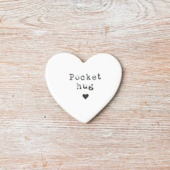 Pocket Hug Porcelain Heart