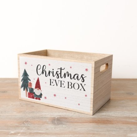 Christmas Eve Wooden Box