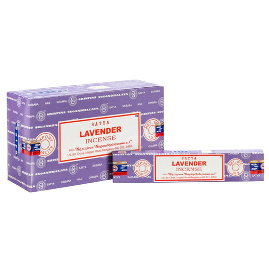 Lavender Incense Sticks by Satya single pack