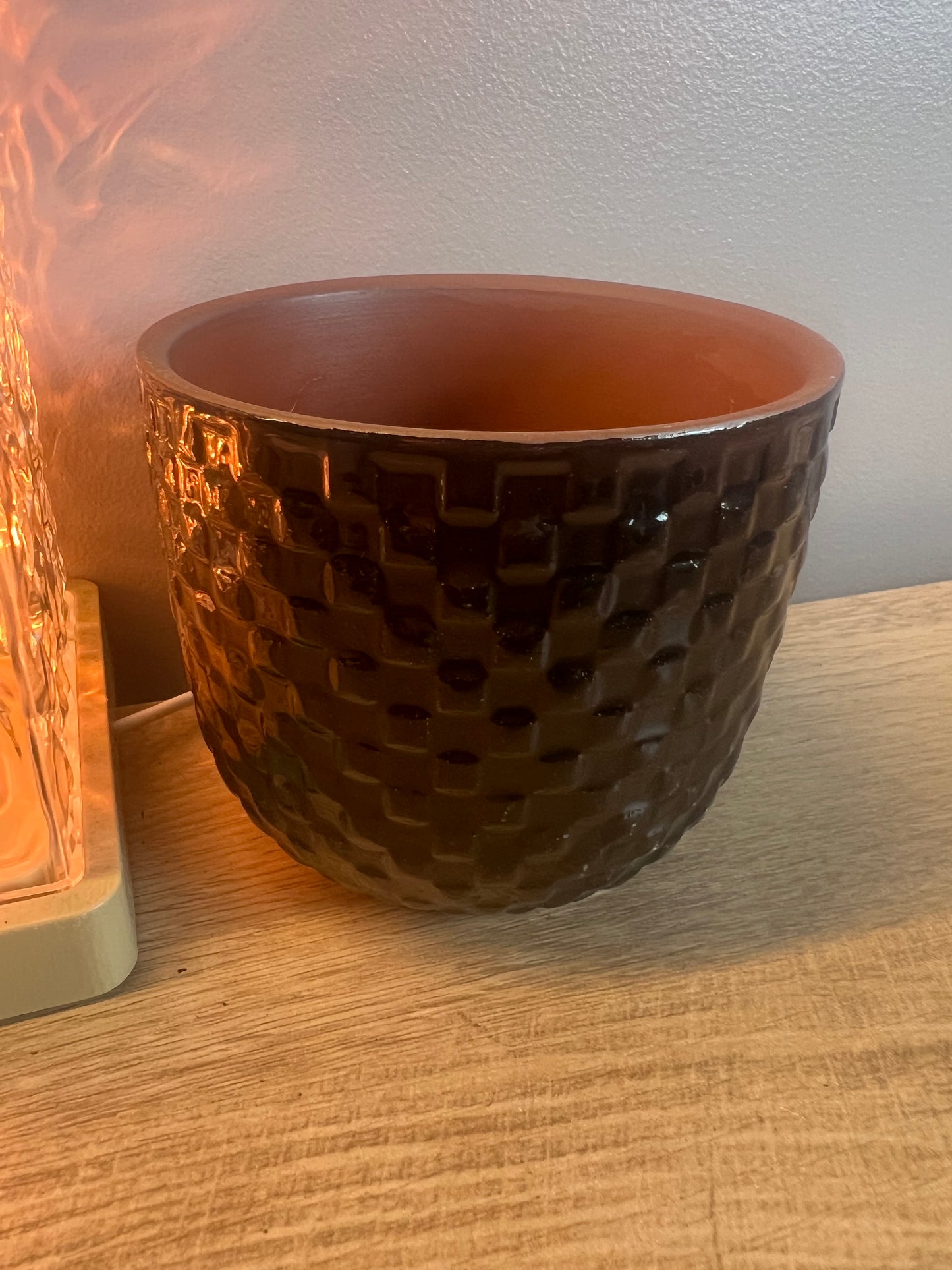 Daan black ceramic pot 11cm