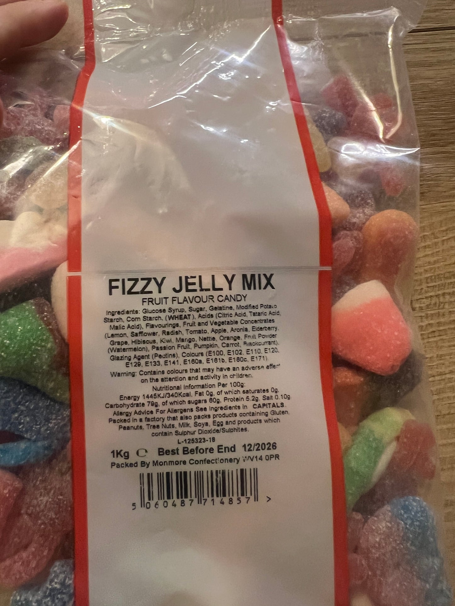 Fizzy Jelly Mix 1kg
