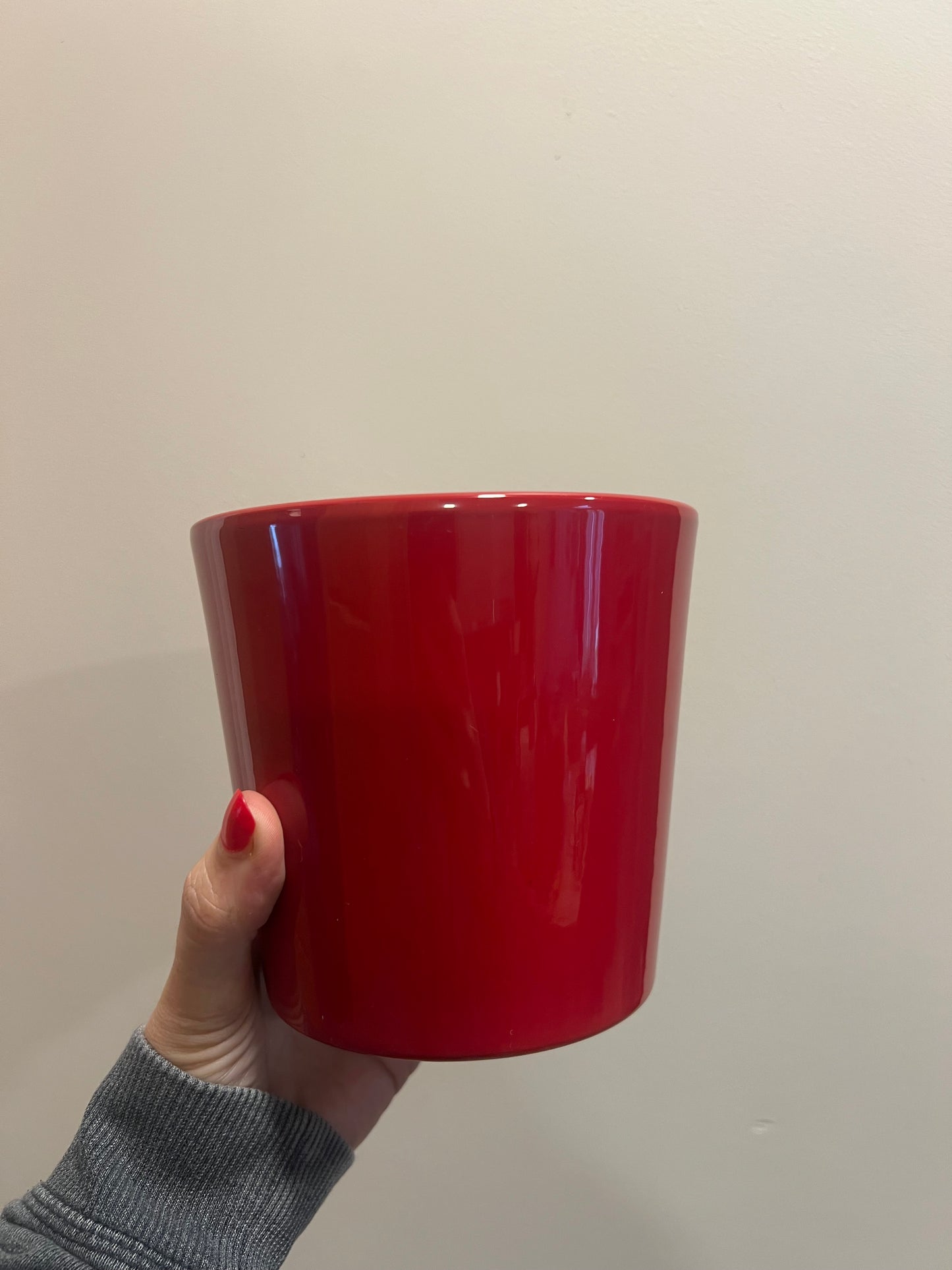 Red Ceramic Pot 12.5cm