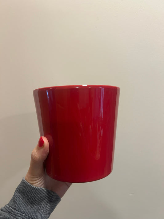 Red Ceramic Pot 12.5cm