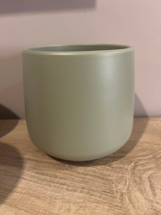 Dark Pistachio Plant Pot 13cm