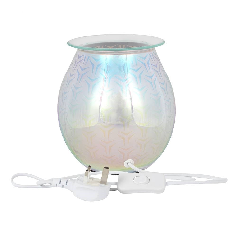 3D Geometric Light Up Electric Oil Burner (UK 3-Pin Plug)