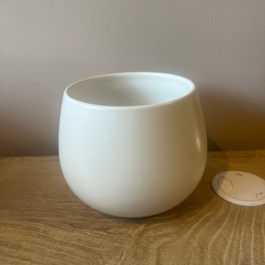 Matt White london Pot 11cm