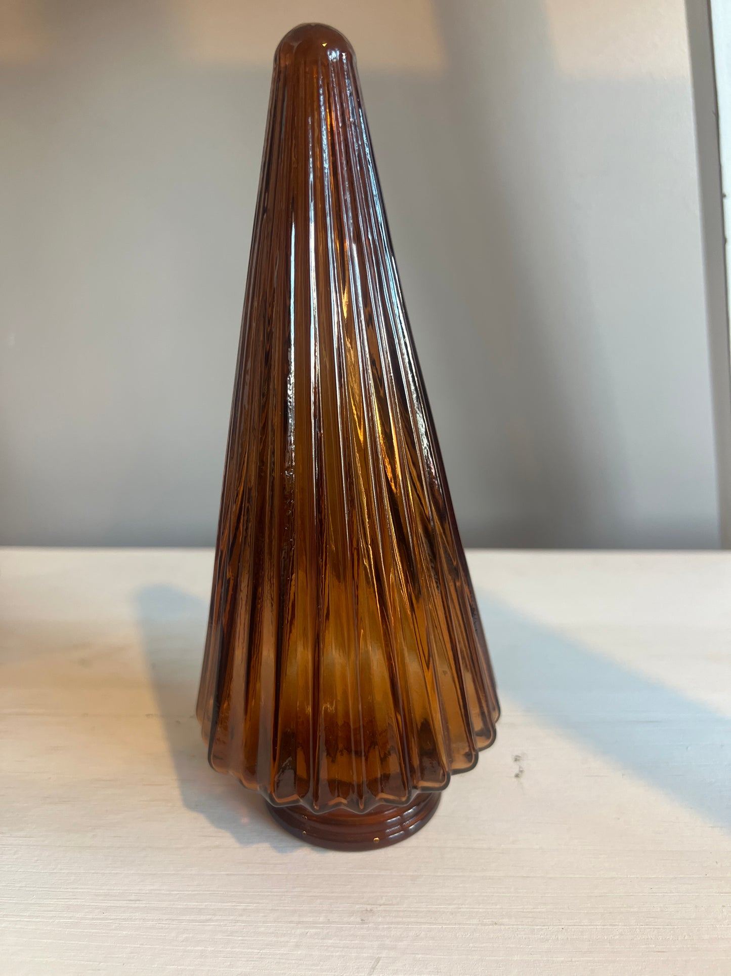 Glass Christmas Tree Ornament, 19.5cm (3 colours to choose from)