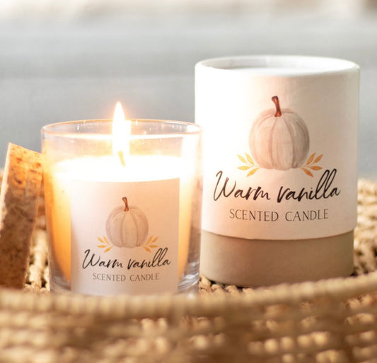 Warm Vanilla Autumn Candle