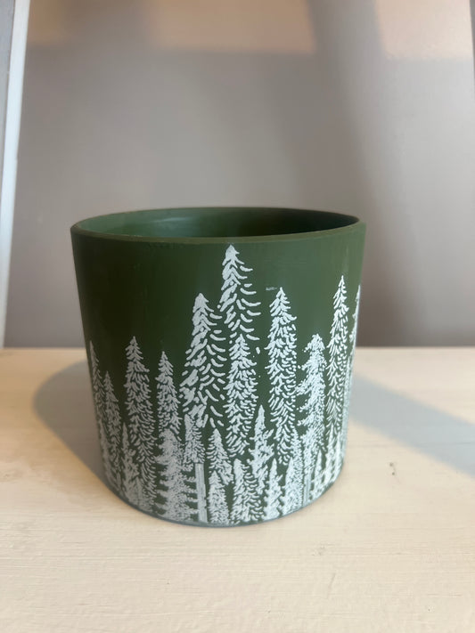 Forest Green Planter 12.5cm pot size