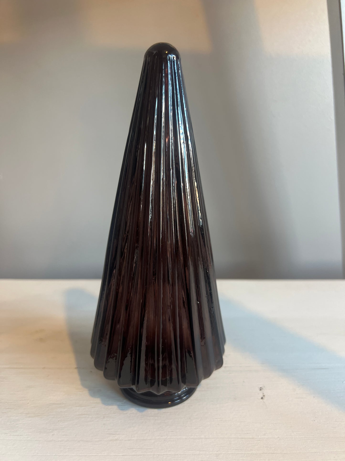 Glass Christmas Tree Ornament, 19.5cm (3 colours to choose from)