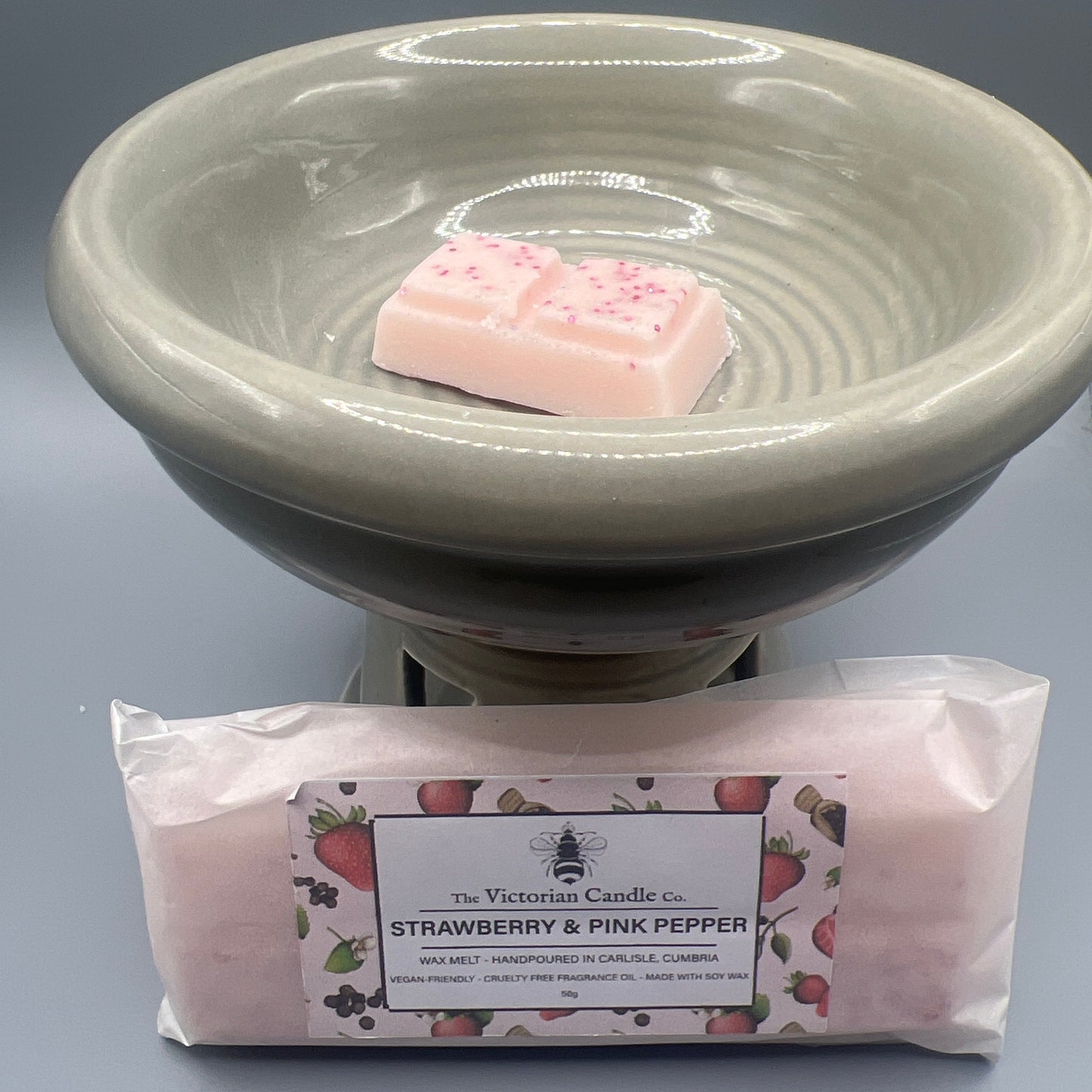 Strawberry & Pink Pepper - Wax Melt Snap Bar