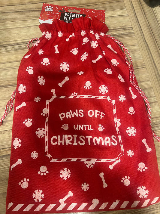 Printed Pet Christmas Sack