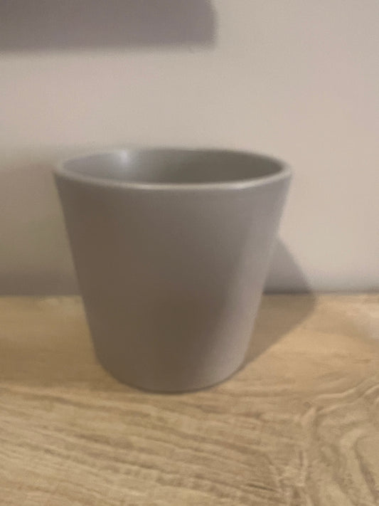 Taupe Plant Pot 12.5cm