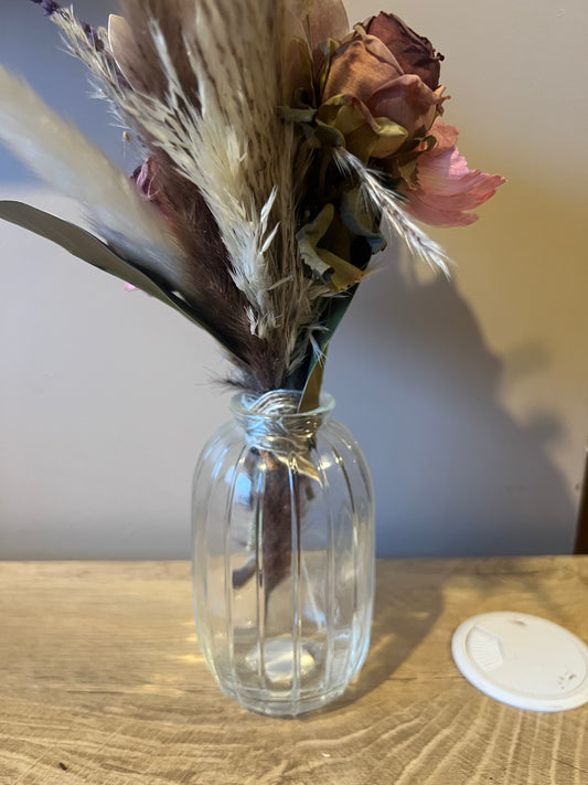 Small glass prop jar