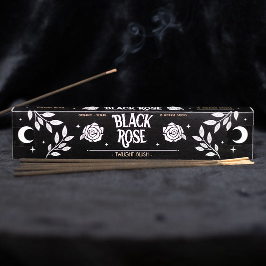 Pack of 15 singular Black Rose Twilight Blush Incense Sticks Pre Order