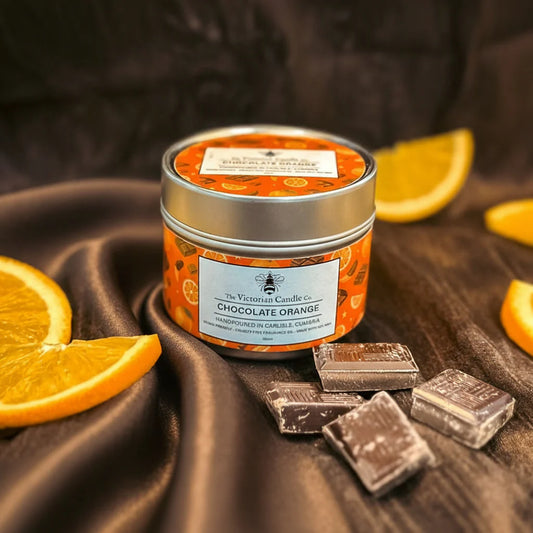 Chocolate Orange Scented Tin Candle, 100ml 🍊