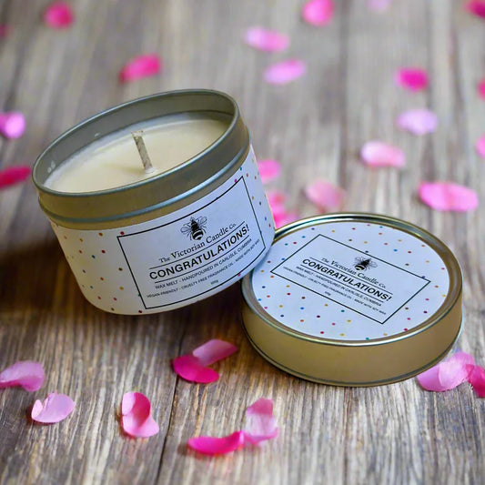 Congratulations - Scented Tin Candle, 100ml