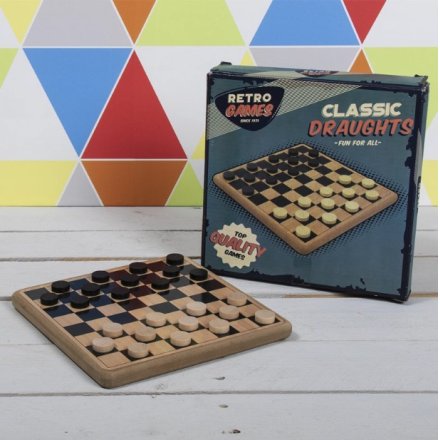 Retro Games - Draughts Set 21 cm
