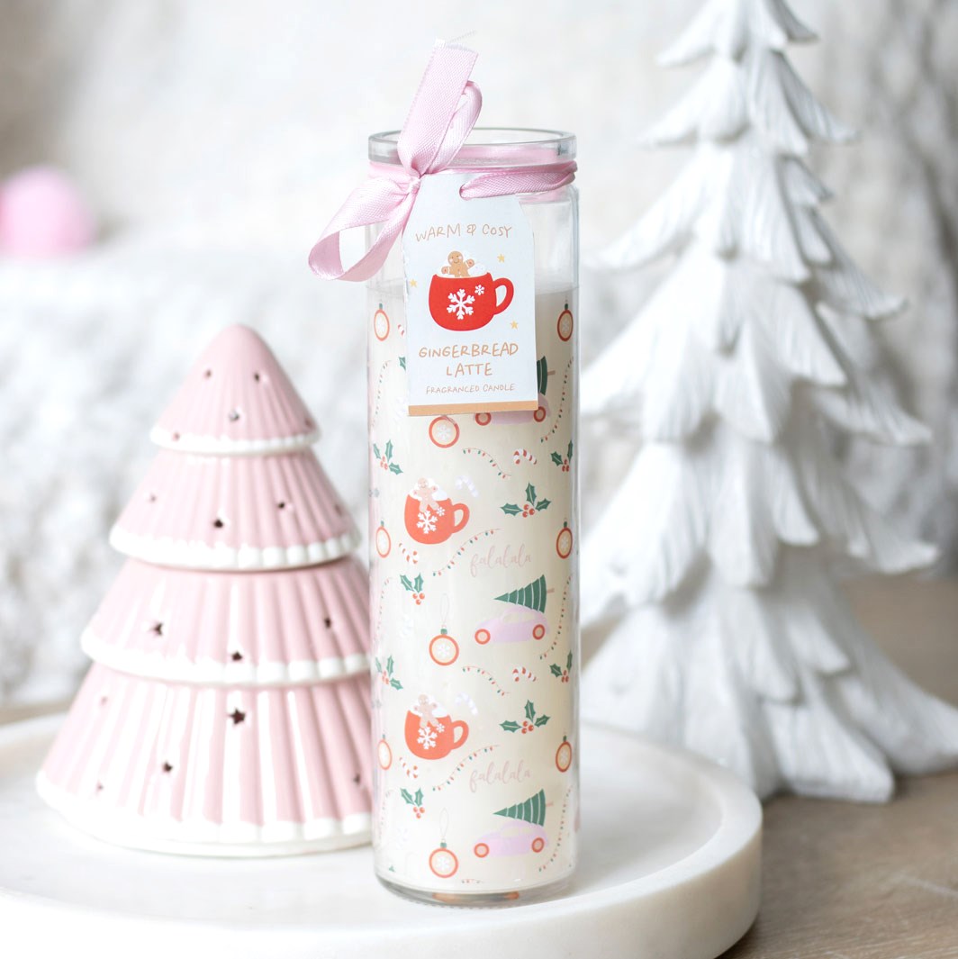 Gingerbread Latte Scented Tube Candle