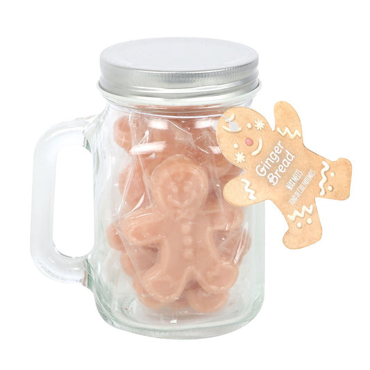 10 Gingerbread Wax Melts in Mason Jar