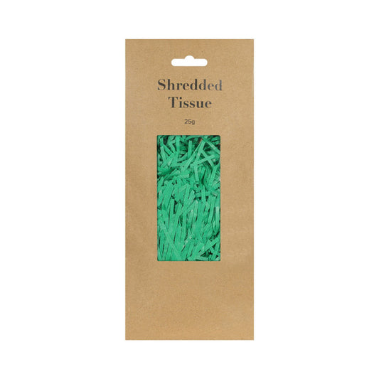 Dark Green Shredded Tissue Paper (25gram)