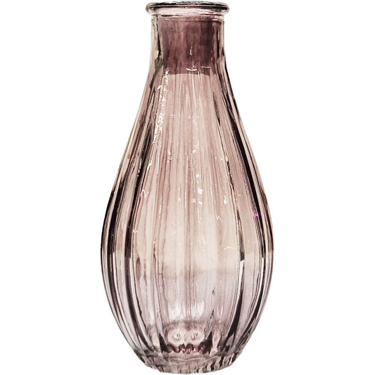 Grey Vintage Fluted Bud Vase (14cm)