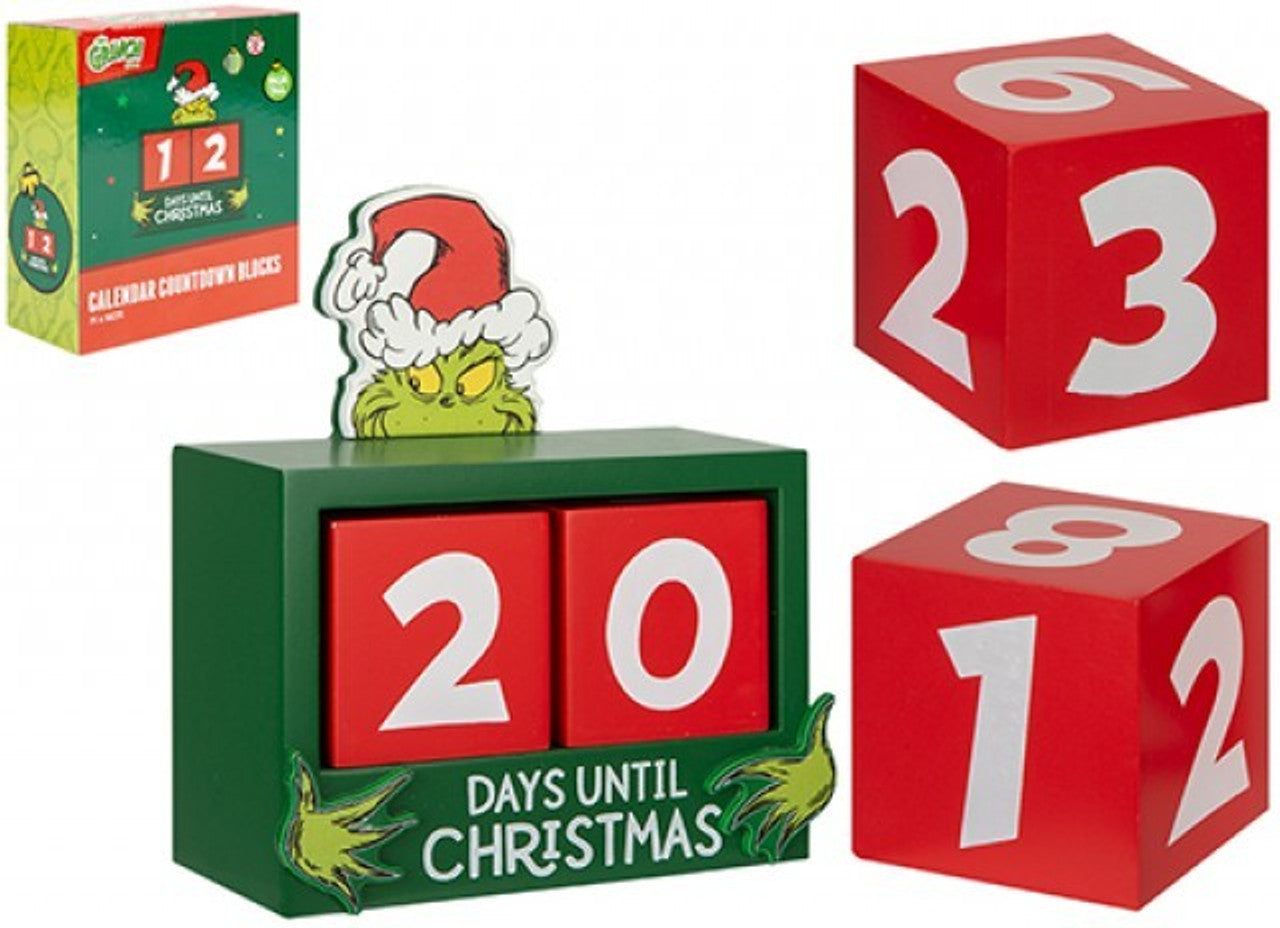 Grinch Countdown Blocks