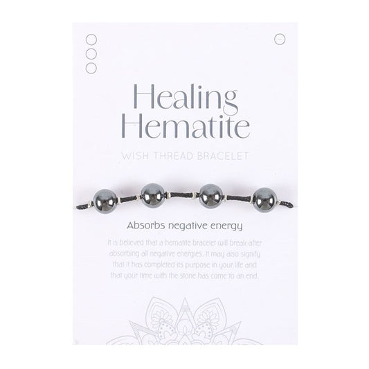 Healing Hematite String Bracelet