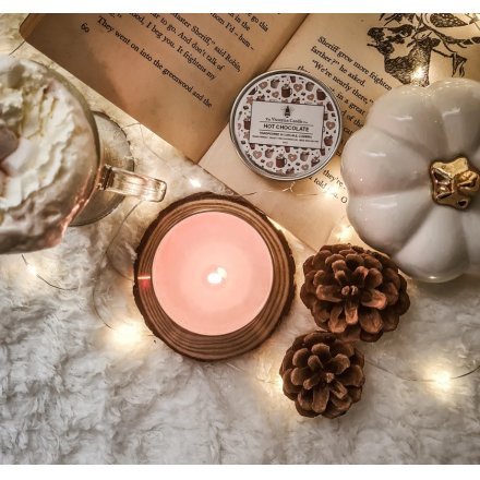 Hot Chocolate Scented Tin Candle, 100ml