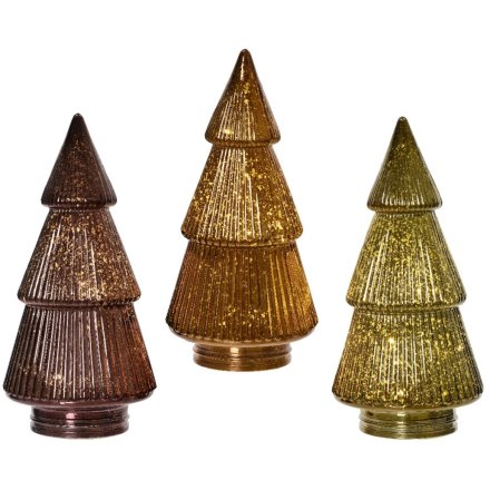 Indoor Micro LED Christmas Tree, 23cm - Darker Set (3 colours to choose from)