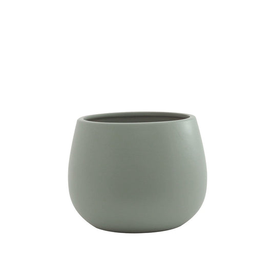 Matt Grey London Pot - 13cm inner
