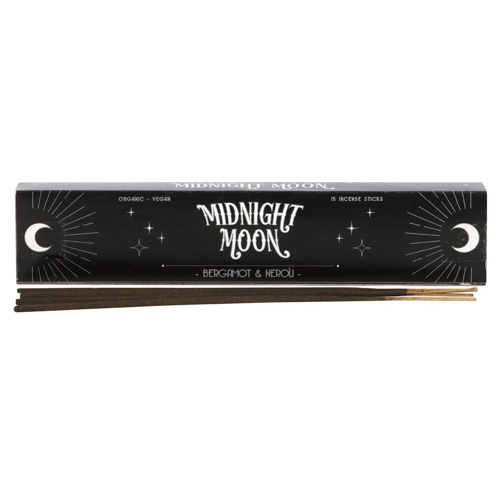 Pack of 15 individual Midnight Moon Bergamot & Neroli Incense Sticks