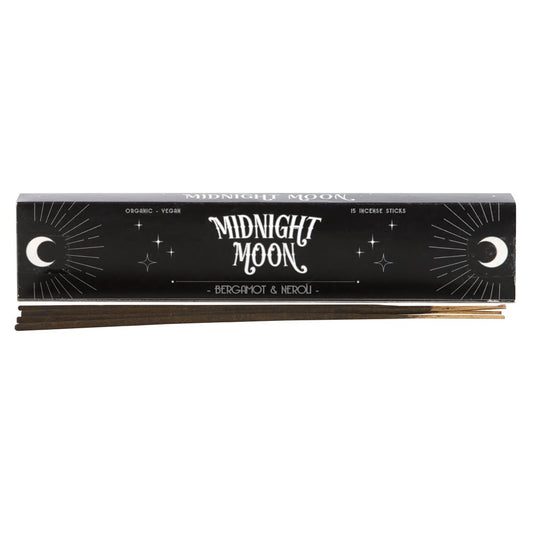 Pack of 15 individual Midnight Moon Bergamot & Neroli Incense Sticks