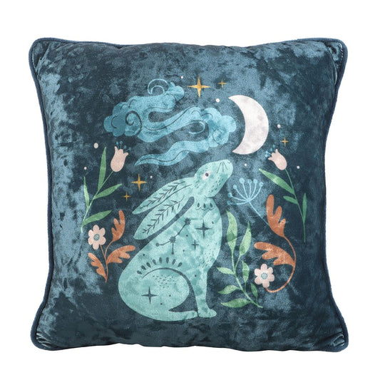 35cm Square Midnight Hare Cushion Pre Order