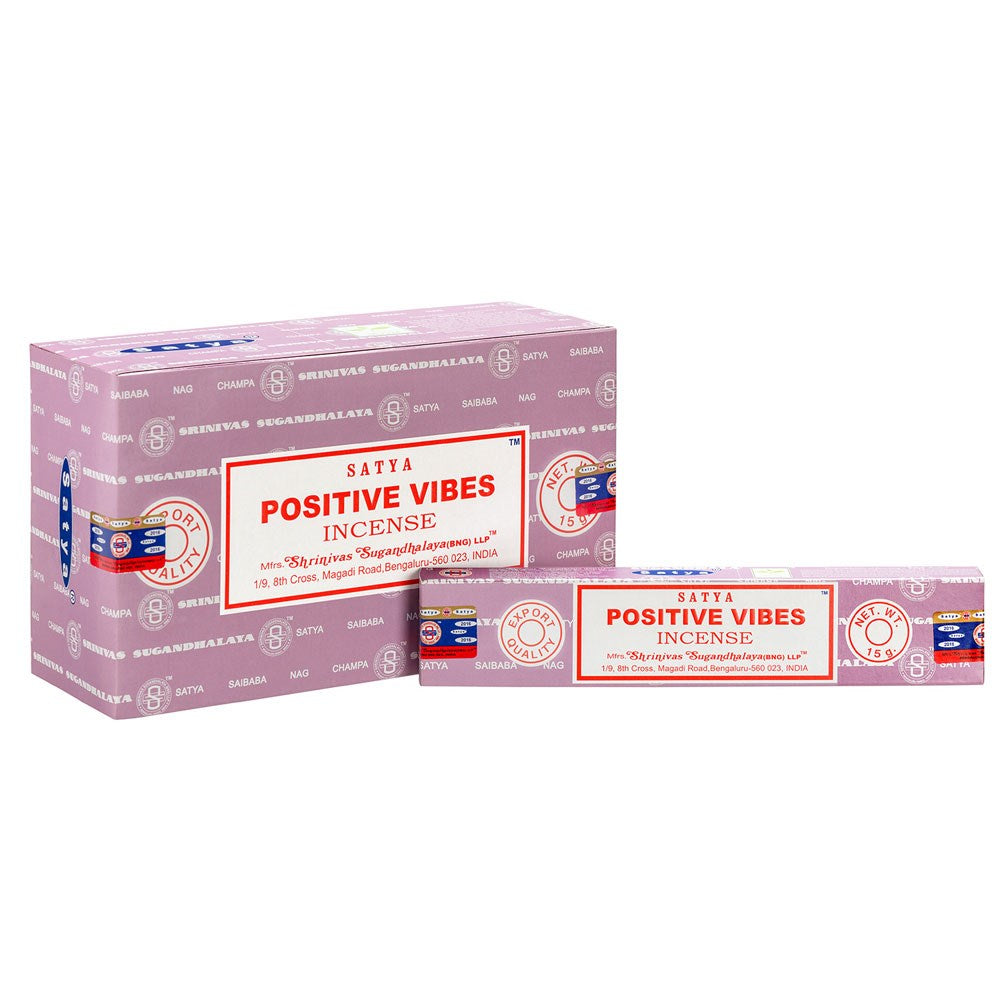 Pack of Positive Vibes Incense Sticks by Satya