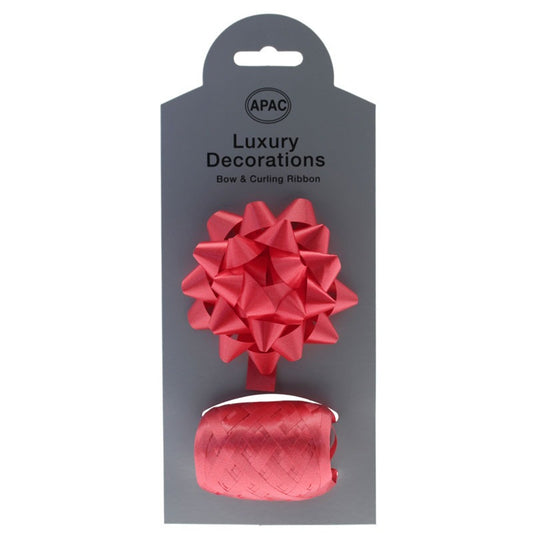 Red Bow and Curling Ribbon