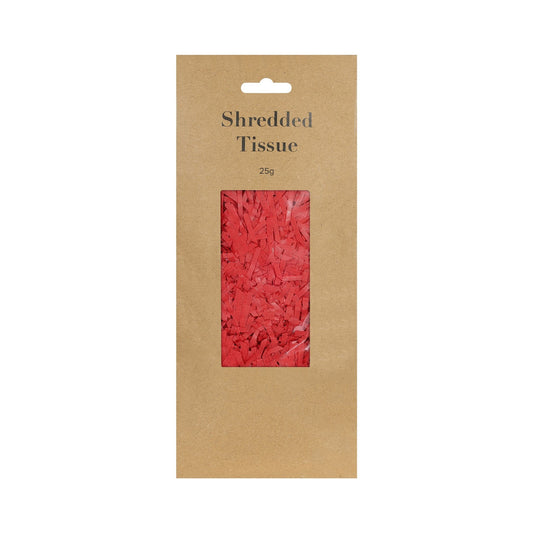 Red Shredded Tissue Paper (25 Gram)