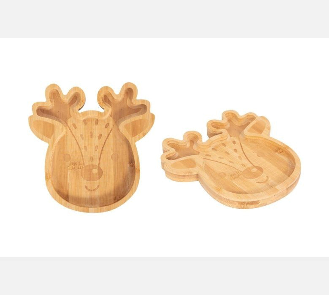 Christmas Reindeer Kids Wooden Plate
