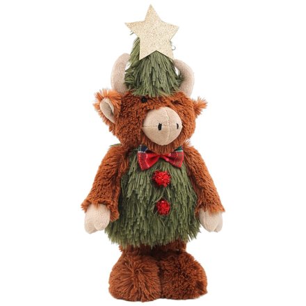 Small Fabric Highland Cow, 38cm